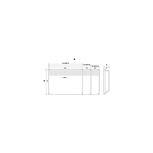 Bosch HC 4000 1500 W Elektrikli Konvektör Isıtıcı - 8