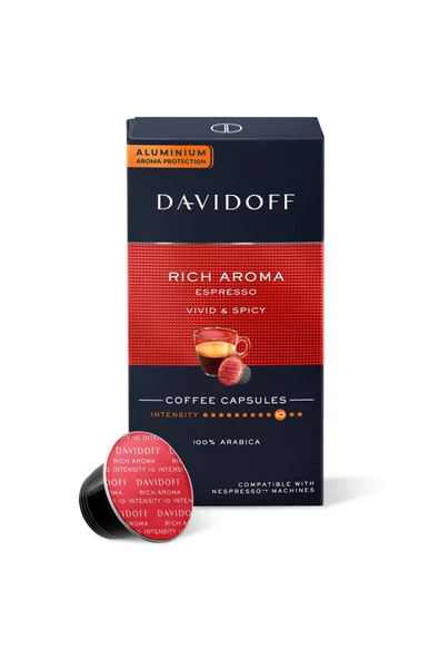 Davidoff 4x10 Kapsül Kahve Rich Aroma (40 Adet) - 2