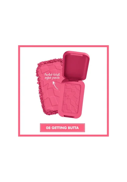 Nyx Buttermelt Blush Kremsi Pudra Allık - 08 Getting Butta 08 - 3