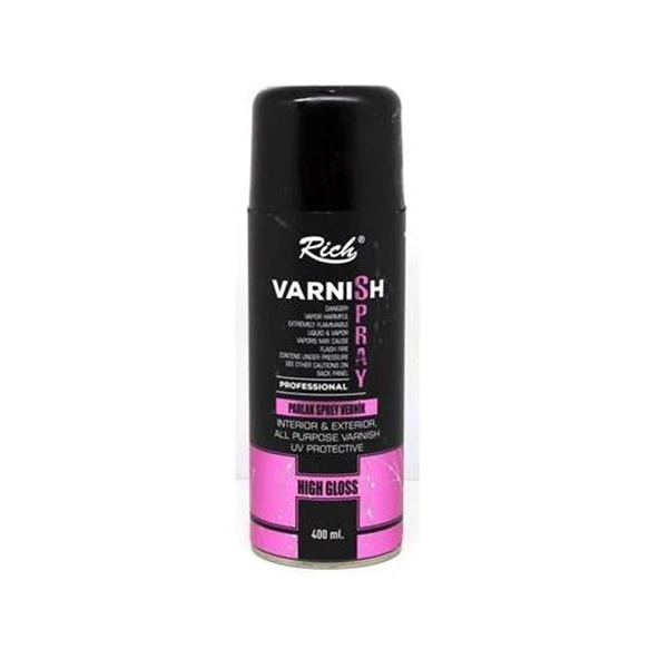 Rich High Gloss Parlak Sprey Vernik 400 ml ürün görseli
