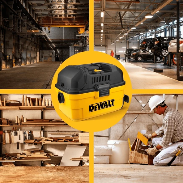 Dewalt DXV15T 1100W 15Lt Taşınabilir Islak ve Kuru Elektrikli Süpürge - 8