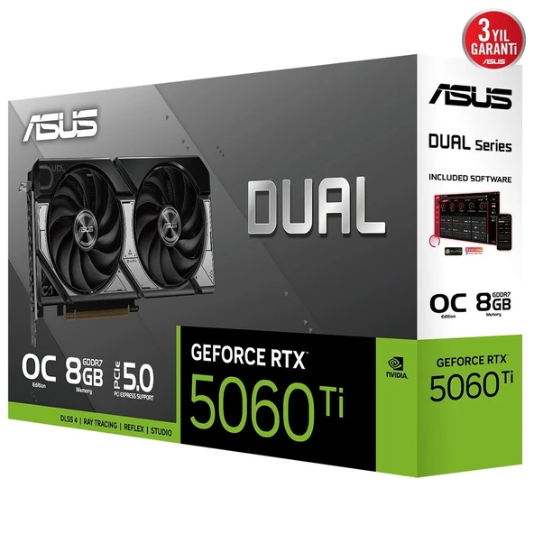 ASUS DUAL-RTX5060TI-O8G 8GB 128BIT VGA - 9