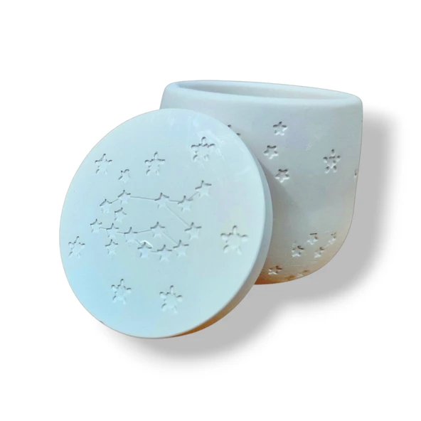 Yıldız Motifli Minimalist Dekor Kavanozu - Resim 2