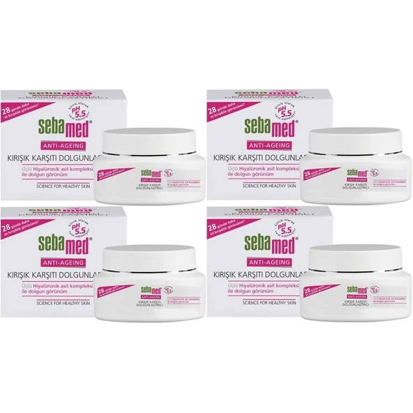 Sebamed Kırışık Karşıtı Dolgunlaştırıcı Antı-Ageıng Krem 50ML (4 Lü Set)