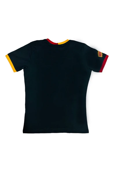 Galatasaray Orijinal Lisanslı Siyah Basic Çocuk T-shirt - 7