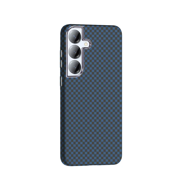 Galaxy S25 Plus Kılıf M-safe Şarj Özellikli Karbon Fiber Görünümlü Zore Gros Kapak - 8