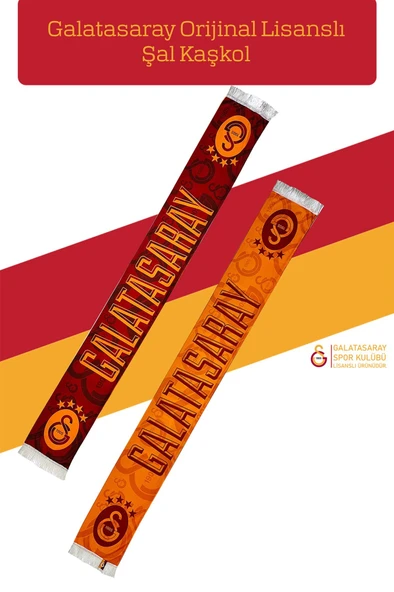 Galatasaray Orijinal Lisanslı Şal Kaşkol