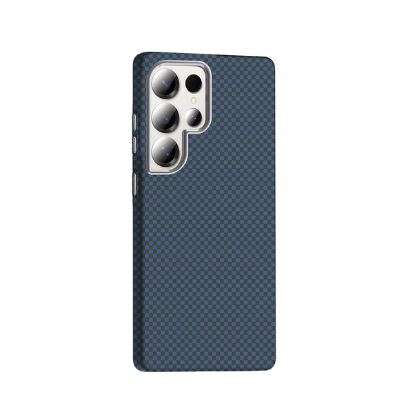 Galaxy S25 Ultra Kılıf M-safe Şarj Özellikli Karbon Fiber Görünümlü Zore Gros Kapak - 2