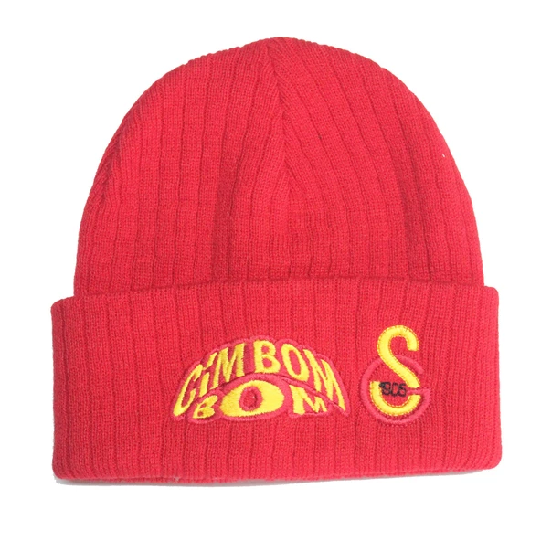 Galatasaray Lisanslı CimBom Çift Kat Örgü Unisex  Bere