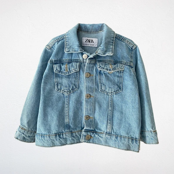 "Mickey Mouse" Baskılı Denim Ceket - 2