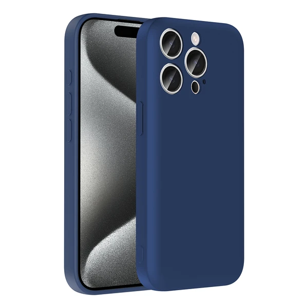 Apple iPhone 15 Pro Max Kılıf Kamera Korumalı Kartlık Hazneli Zore Vitra Kapak - 10