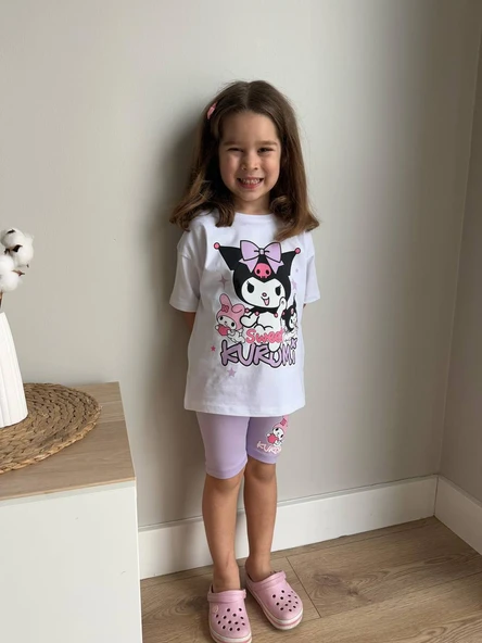 "Sweet Kuromi" Lila Taytlı İkili Takım