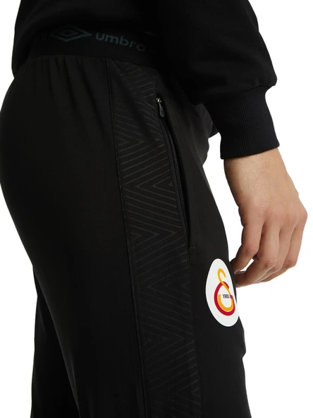 Galatasaray Orijinal Lisanslı Umbro Dar Paça Siyah Eşofman Altı TD-0079 - 6