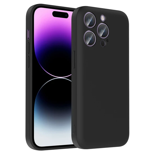 Apple iPhone 14 Pro Max Kılıf Kamera Korumalı Kartlık Hazneli Zore Vitra Kapak - 11