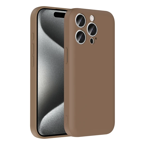 Apple iPhone 15 Pro Max Kılıf Kamera Korumalı Kartlık Hazneli Zore Vitra Kapak - 12
