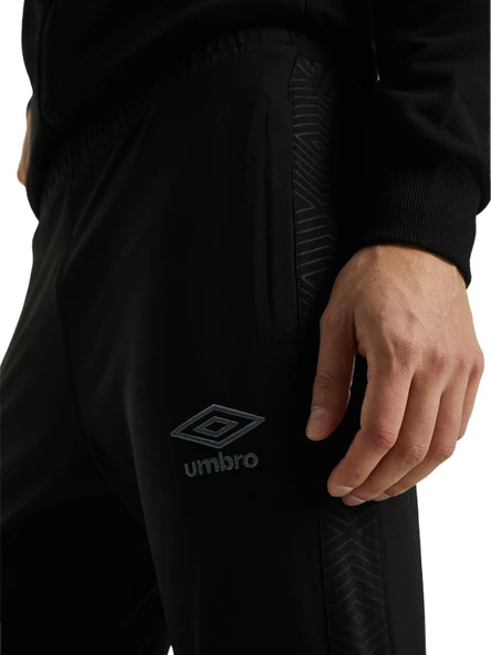 Galatasaray Orijinal Lisanslı Umbro Dar Paça Siyah Eşofman Altı TD-0079 - 5