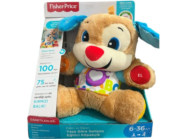 Fisher Price Yaşa Göre Gelişim Eğitici Köpekçik Türkçe FPN79