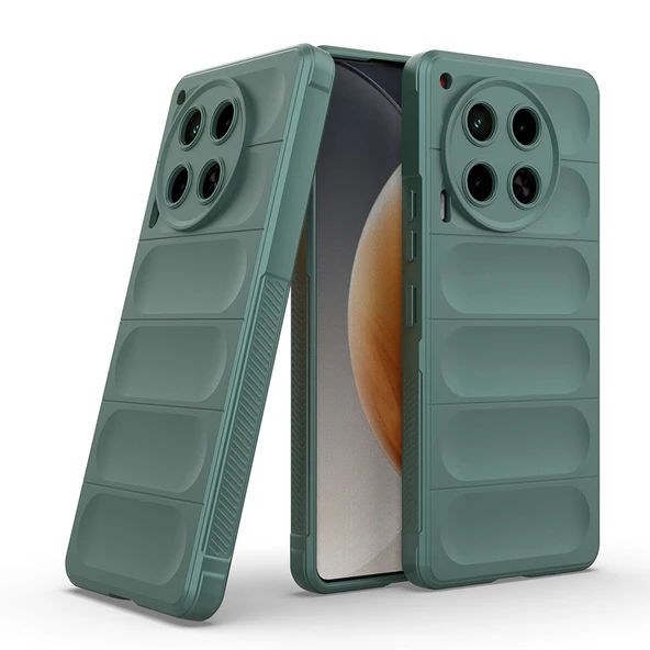 Tecno Spark 30 4G Kılıf Esnek TPU Oyuklu Arka Yüzey Tasarımlı Etnik Silikon Kapak - Resim 9