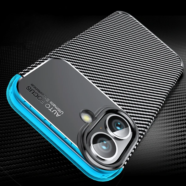 Apple iPhone 16 Kılıf Zore Negro Silikon Kapak - 12