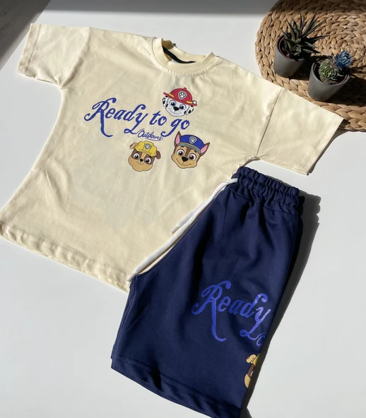 Paw Patrol “Ready to Go” Çocuk Takım – Sarı/Lacivert - 3
