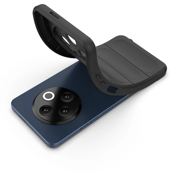 Tecno Spark 30 4G Kılıf Esnek TPU Oyuklu Arka Yüzey Tasarımlı Etnik Silikon Kapak - Resim 5