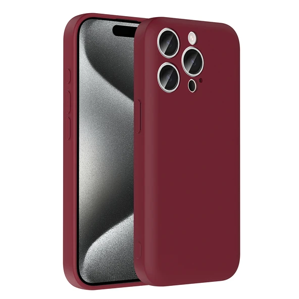 Apple iPhone 15 Pro Kılıf Kamera Korumalı Kartlık Hazneli Zore Vitra Kapak - 12
