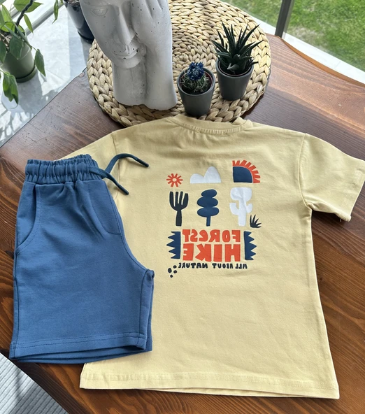 "Forest Hike" Baskılı Takım