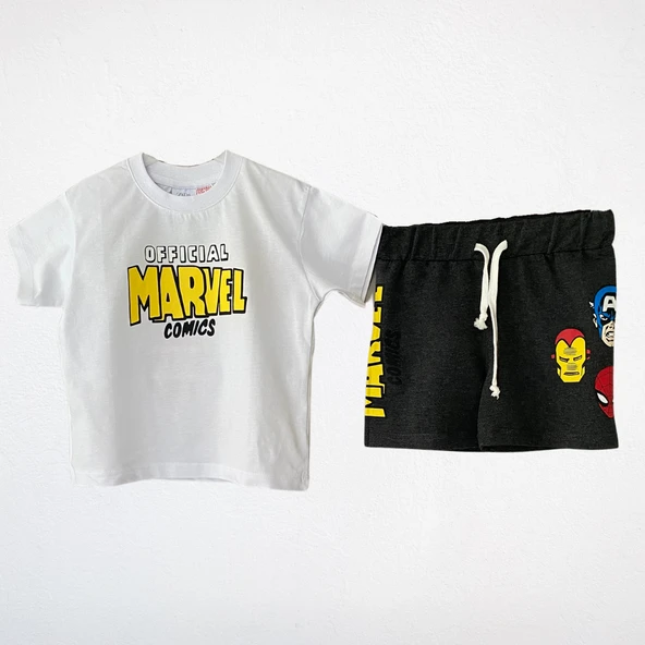 Marvel Comics 2’li Takım (Beyaz-Siyah)