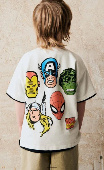 Marvel Comics 2’li Takım (Beyaz-Siyah) - 5