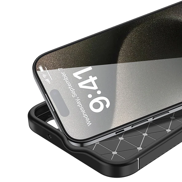 Apple iPhone 16 Pro Kılıf Zore Negro Silikon Kapak - 8