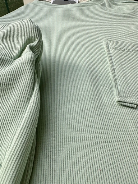 Duru Şortlu Takım - Mint Yeşili - 4