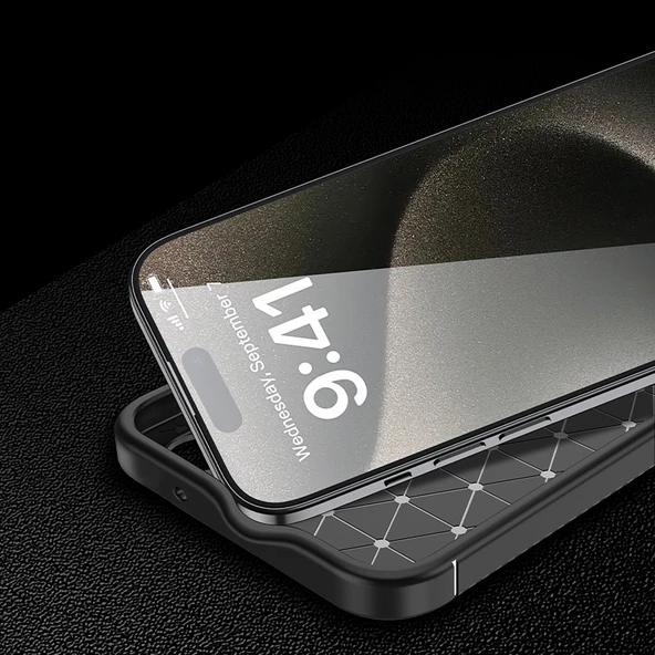Apple iPhone 16 Pro Kılıf Zore Negro Silikon Kapak - 12