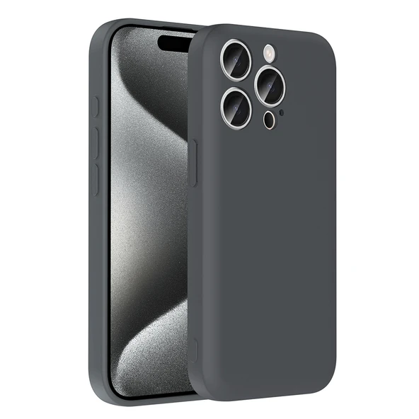 Apple iPhone 15 Pro Max Kılıf Kamera Korumalı Kartlık Hazneli Zore Vitra Kapak - 9