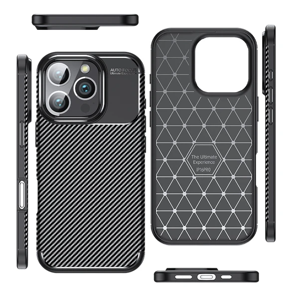 Apple iPhone 16 Pro Kılıf Zore Negro Silikon Kapak - 10
