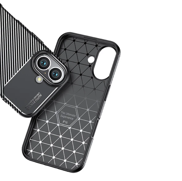 Apple iPhone 16 Kılıf Zore Negro Silikon Kapak - 9