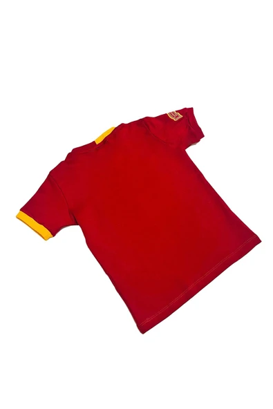 Galatasaray Orijinal Lisanslı Kırmızı Basic Çocuk T-shirt Gs Aslan Baskılı Hediyelik Ahşap Kutulu - 6