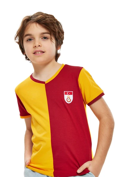 Galatasaray Orijinal Metin Oktay Çocuk T-shirt ve Şort Set - 6
