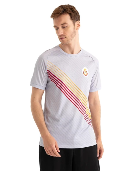 Galatasaray Orijinal Lisanslı Match Day Gri T-Shirt + Şal Kaşkol Set Hediyelik Ahşap Kutulu - 6