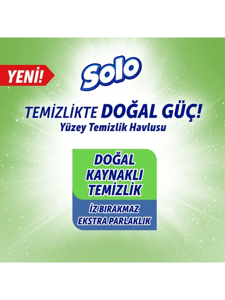 SOLO Yüzey Temizleme Havlusu Okaliptus & Çam Esintisi 100 Yaprak - Resim 4