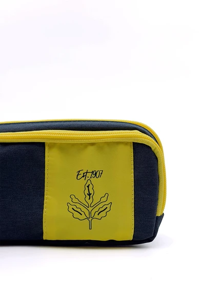 Fenerbahçe Orijinal Kalemlik Sarı Lacivert Çift Gözlü Kalem Kutusu - 8