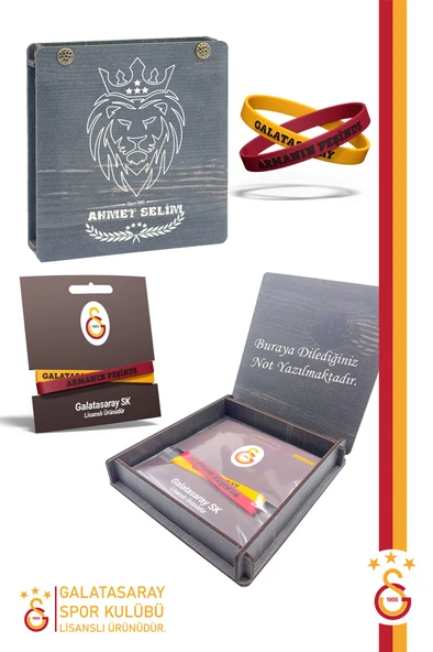 Galatasaray Orijinal Lisanslı Armanın Peşinde 2'li Bileklik - 5