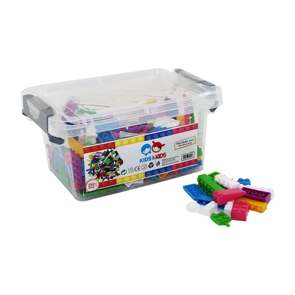 250 PCS MİNİ BLOKLAR SERİSİ LEGO OYUNCAK SAKLAMA KUTULU (5047)