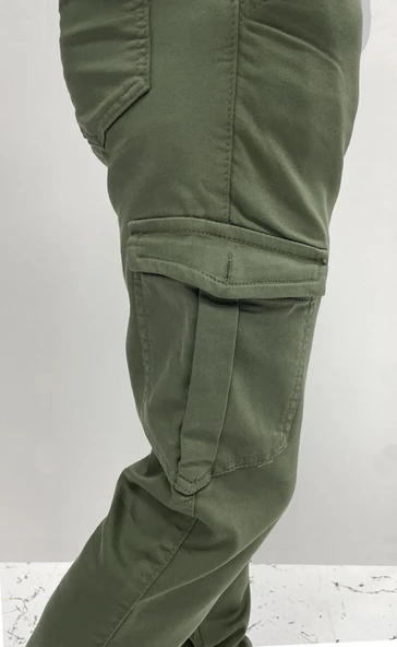 Big Rodoc Slım Fıt Erkek Paça Lastikli Kargo Pantolon - 2