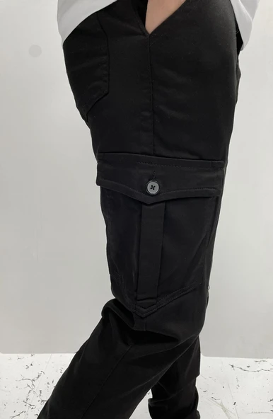 Big Rodoc Slım Fıt Erkek Paça Lastikli Kargo Pantolon - 9