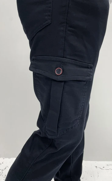 Big Rodoc Slım Fıt Erkek Paça Lastikli Kargo Pantolon - 12