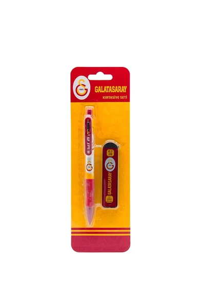 Galatasaray Orijinal Versatil Uçlu Kalem 0.7 Uç Set Hediyelik Ahşap Kutulu - 3