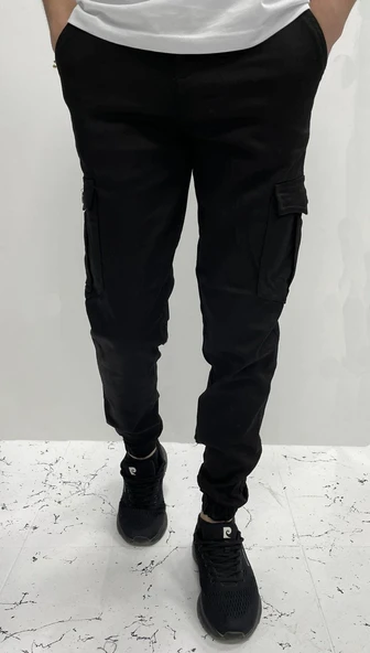 Big Rodoc Slım Fıt Erkek Paça Lastikli Kargo Pantolon - 7