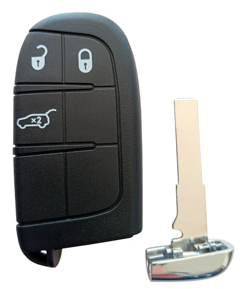 Egea Cross Fiat 500X Cross Uyumlu Smart Kumanda Kabı Oto Anahtarlık 3 Tuşlu Logolu - 4