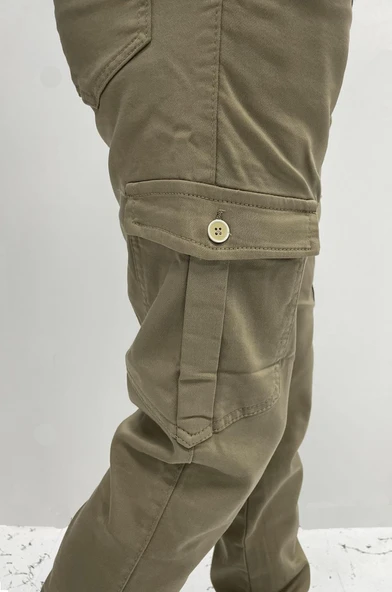 Big Rodoc Slım Fıt Erkek Paça Lastikli Kargo Pantolon - 6