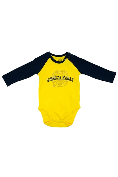 Fenerbahçe Orijinal Lisanslı Sonsuza Kadar Bebek Body Zıbın Hediyelik Ahşap Kutulu - 12